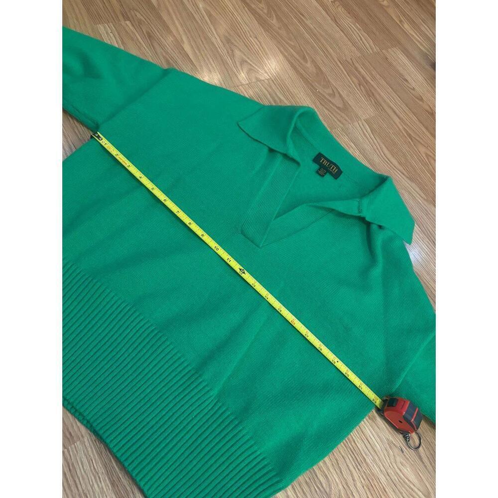 TRUTH By Republic Green Sweater Size XL - Picture 5 of 6